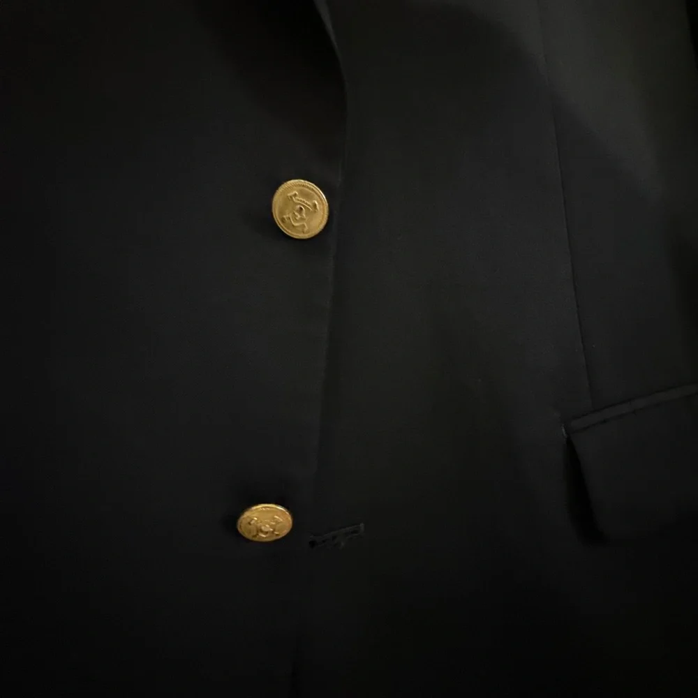 Ralph Lauren Navy Blazer with Gold Buttons
